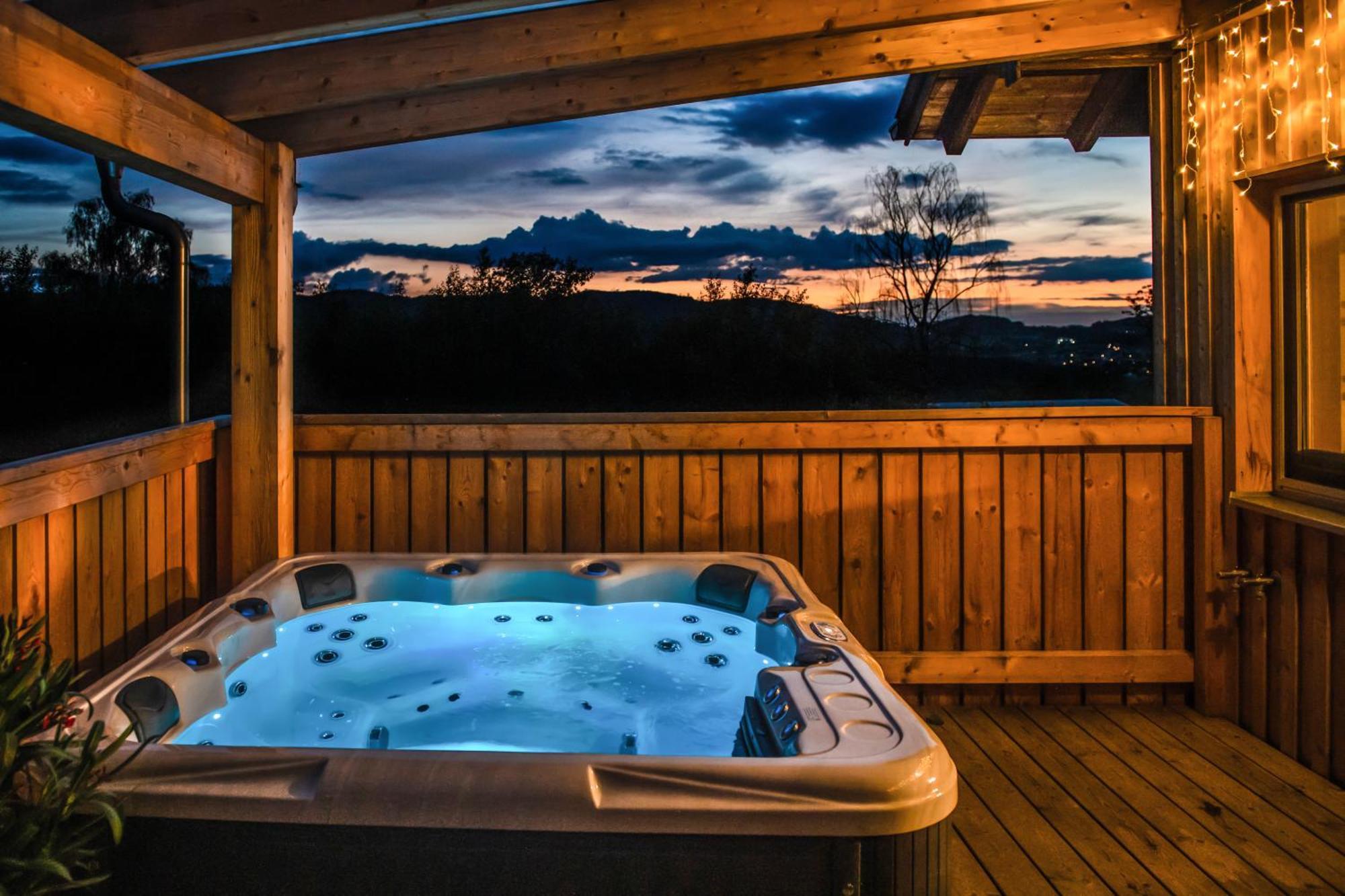 Chalet Waldzeit Zachenberg エクステリア 写真